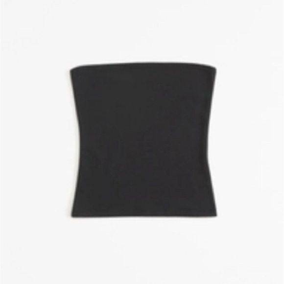 Abercrombie Strapless Tube Top Black Small Classic Basic Essentials Staple Body - Picture 1 of 11